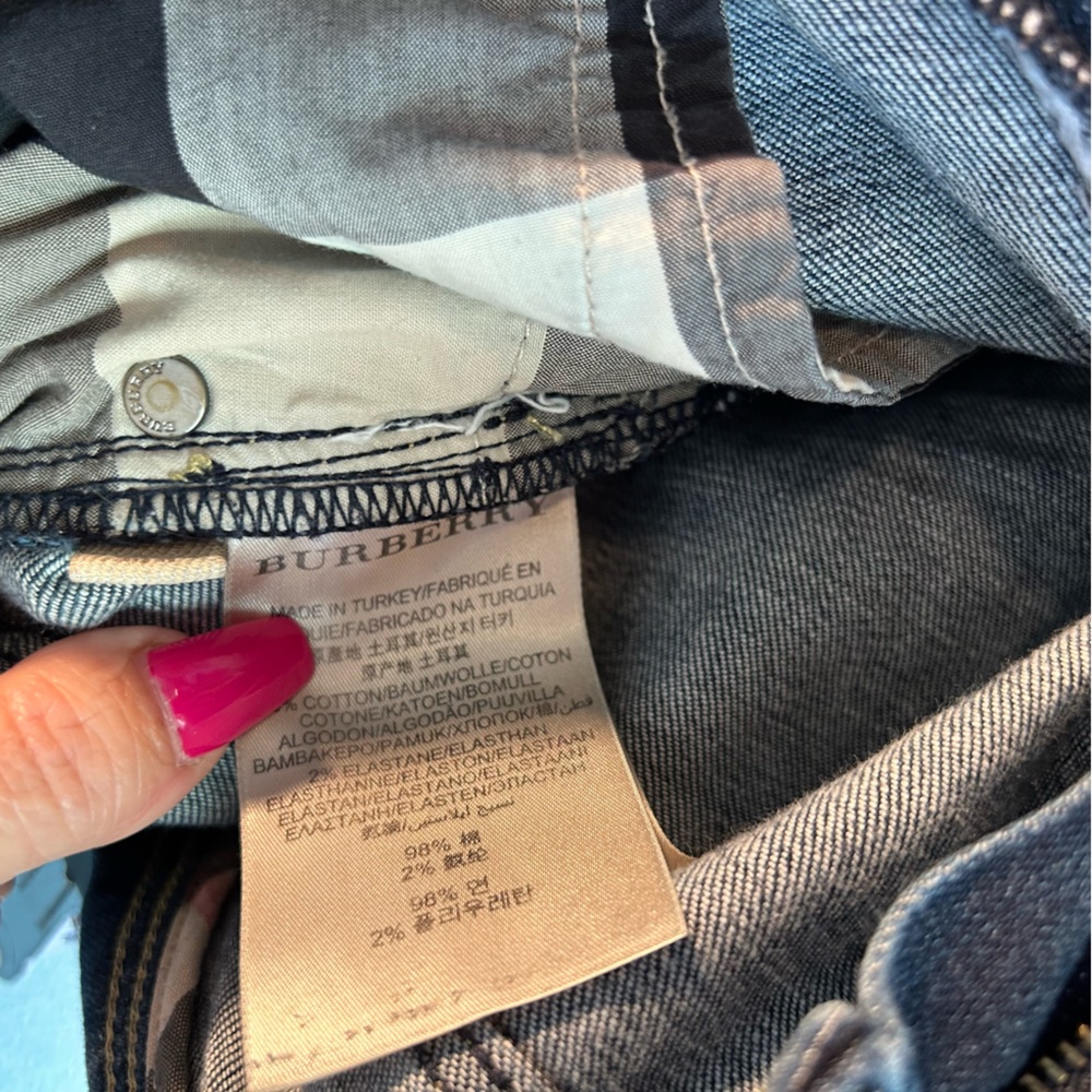 Burberry Women's Dark Blue Boot Cut Jeans - Picture 13 of 16